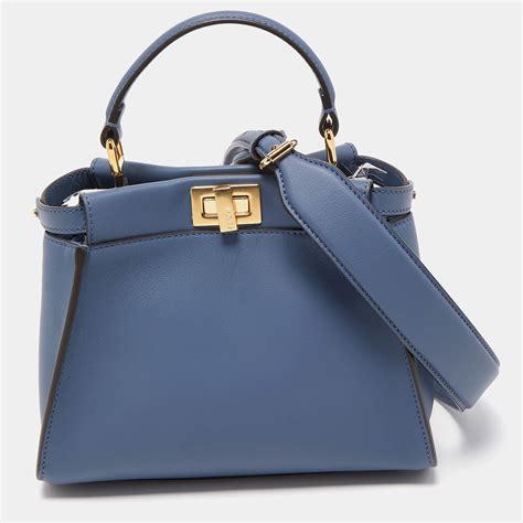 fendi blue bag|fendi navy blue bag.